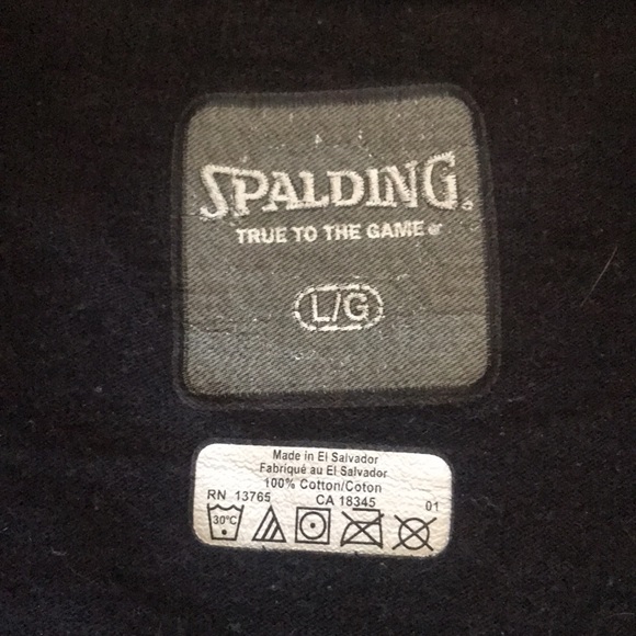 Official Spalding basketball t-shirt - Picture 3 of 3